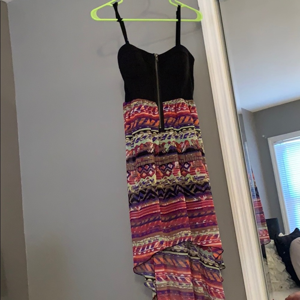 Black Tribal Flowy dress